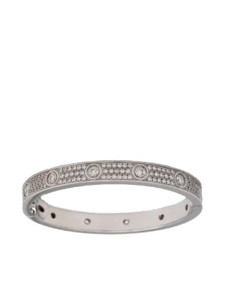 Cartier Браслет Love Из Белого Золота с Бриллиантами pre-owned - Farfetch