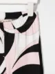 Emilio Pucci Junior graphic print colour block leggings