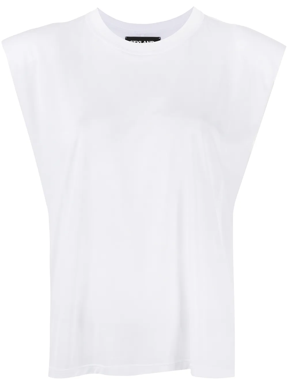 Styland Structured Cap Sleeves Top 0VF1R Qc1nb Styland Structured Cap Sleeves Top 0VF1R Qc1nb