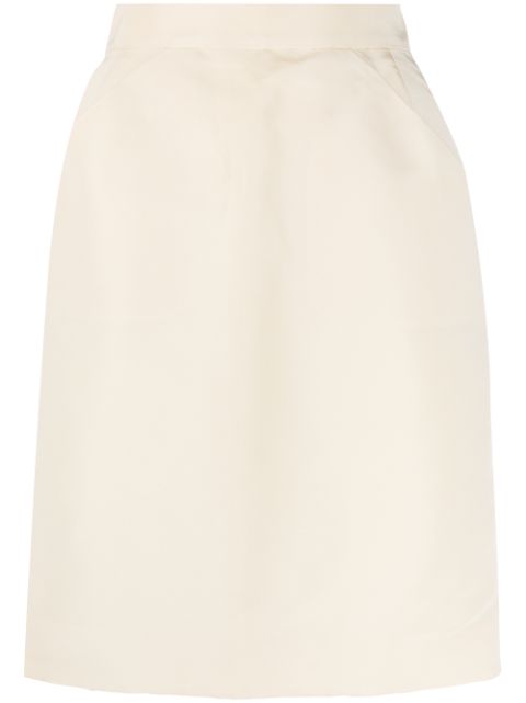 CHANEL 1990s high-waisted straight skirt Women