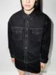 Image 2 of WARDROBE.NYC oversized denim button jacket