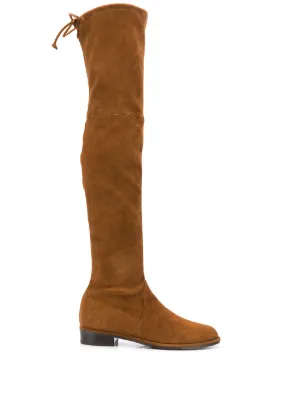 Schoenen voor dames van Stuart Weitzman Farfetch Bruine Dames Overknee Laarzen van Stuart Weitzman online