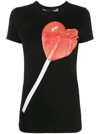 moschino lollipop t shirt