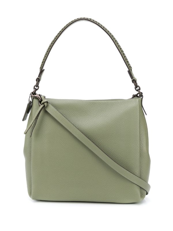 coach green tote