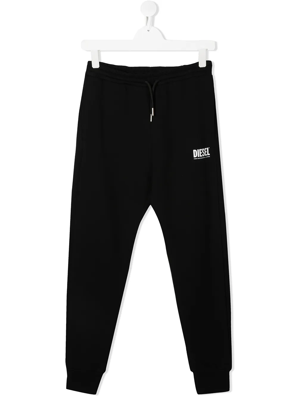 Diesel Kids спортивные брюки с кулиской и логотипом