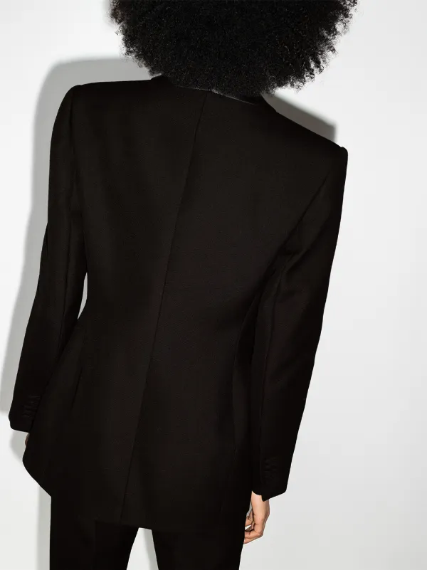 WARDROBE.NYC single-breasted Wool Blazer | Black | FARFETCH BH