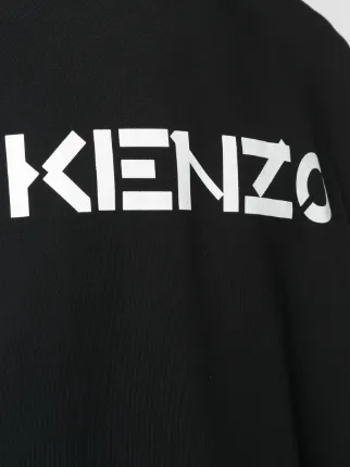 logo print crew neck sweatshirt展示图