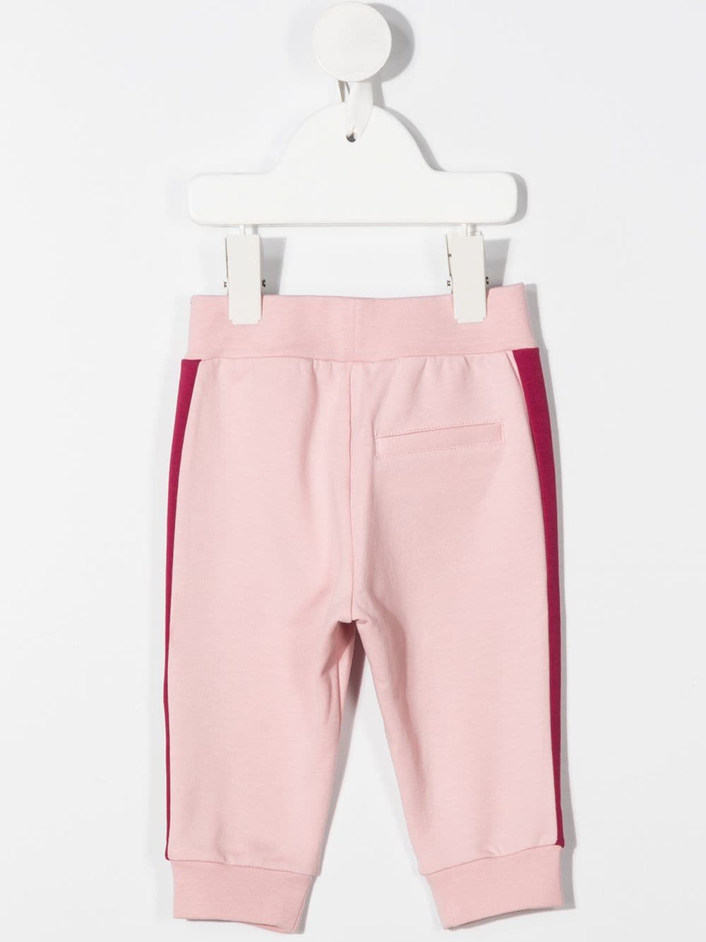 Shop Monnalisa Side Stripe Track Pants In Pink