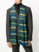 Image 2 of Paul Smith geometric stripe scarf