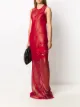 Image 2 of Ann Demeulemeester long sheer panelled dress
