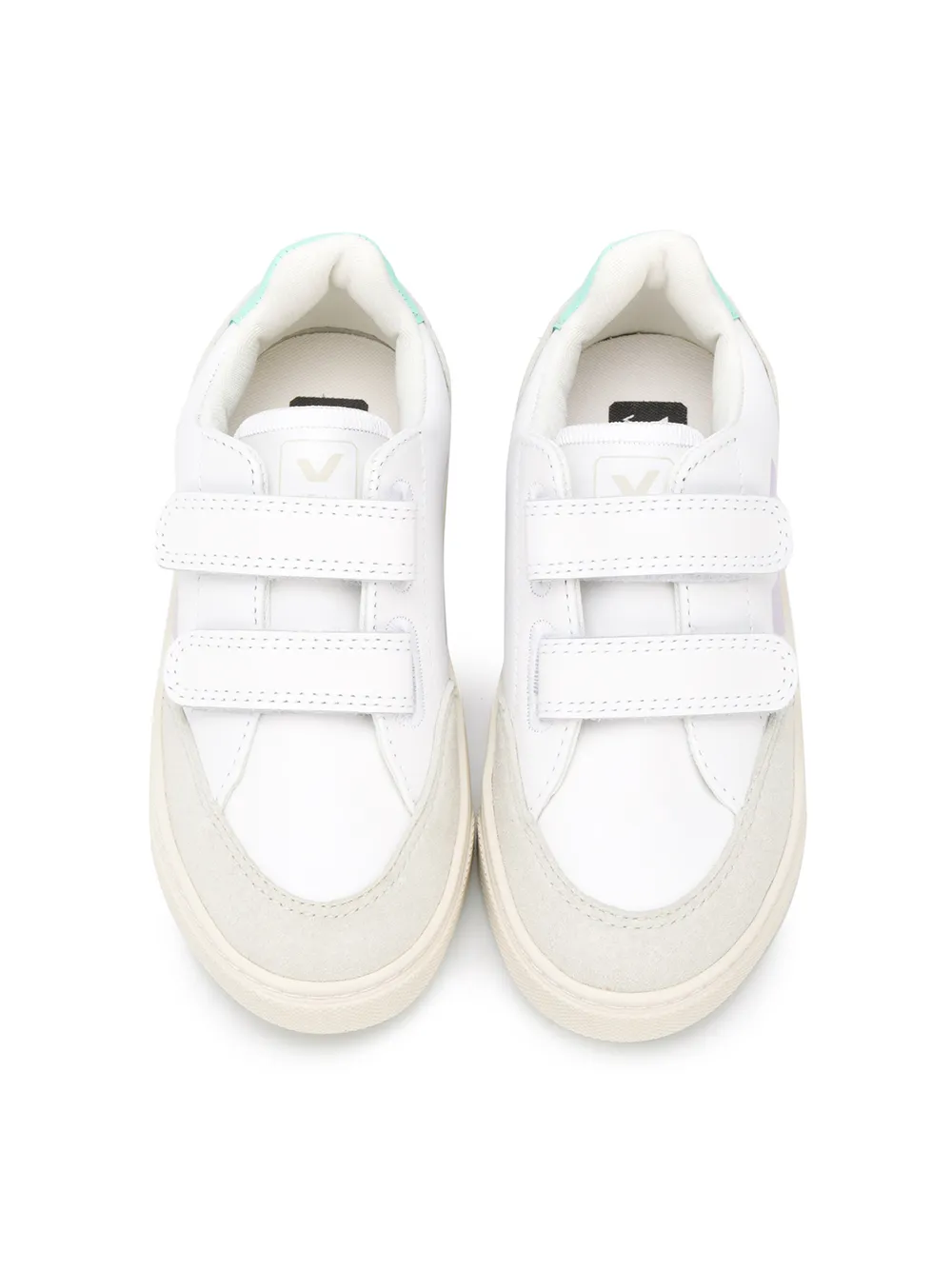 фото Veja kids кроссовки на липучках с логотипом
