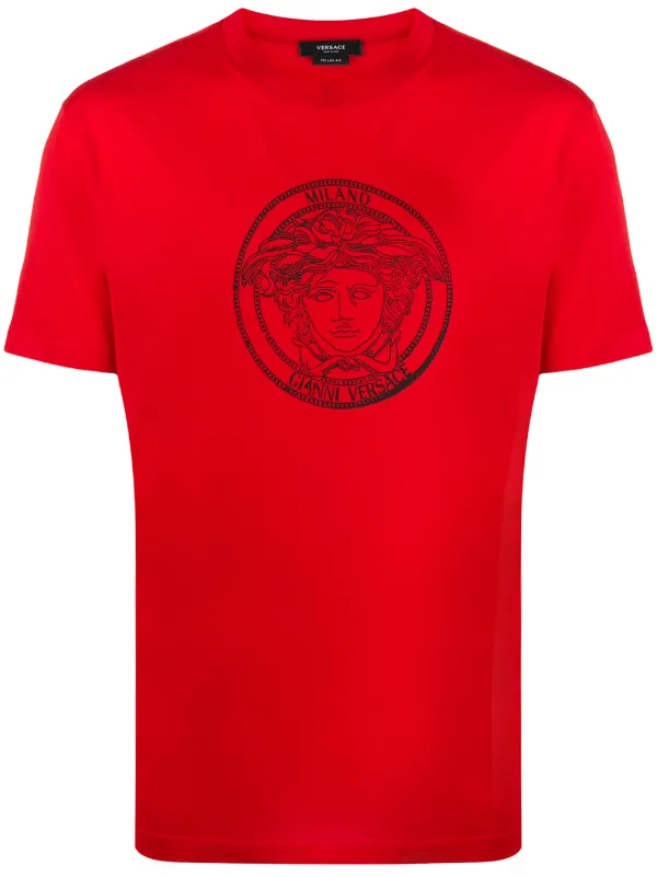 red versace t shirt