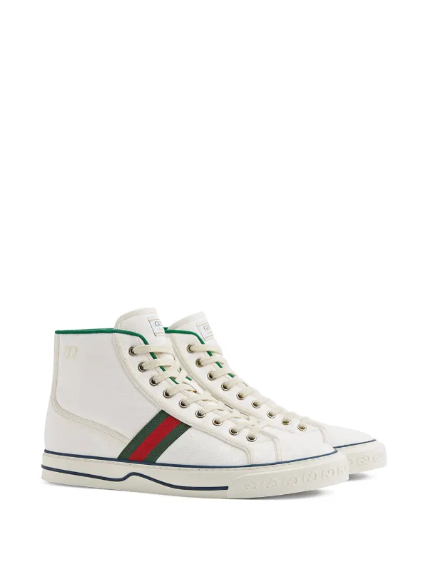 white gucci high top sneakers