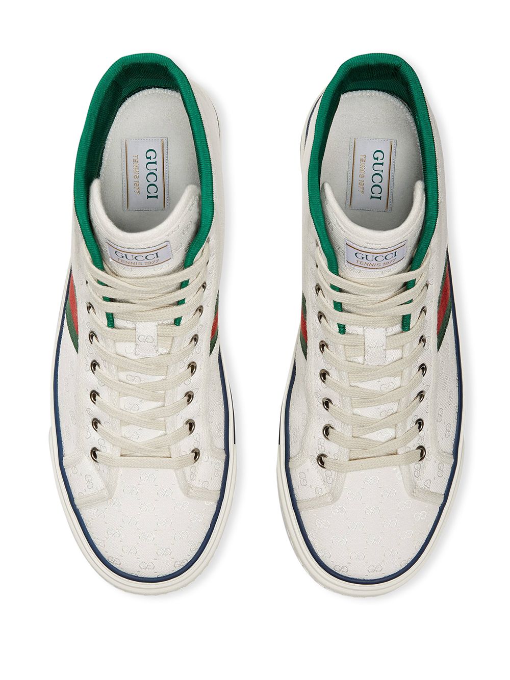 фото Gucci высокие кеды gucci tennis 1977