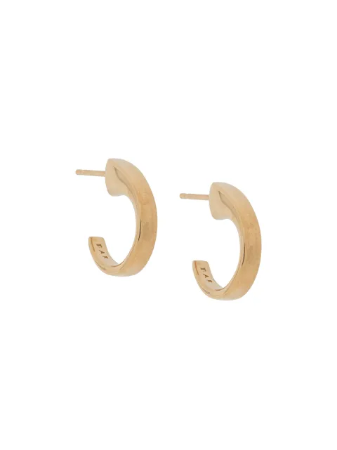 BAR JEWELLERY Taper hoop earrings