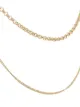 BAR JEWELLERY Cascade double string necklace