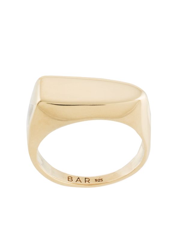 Bar signet clearance ring