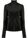 Nanushka Eva high-neck top - Black