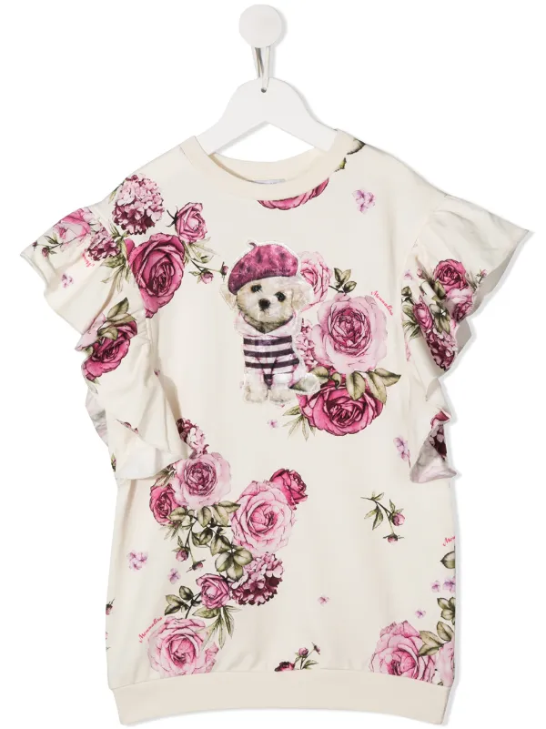 floral sweatshirt