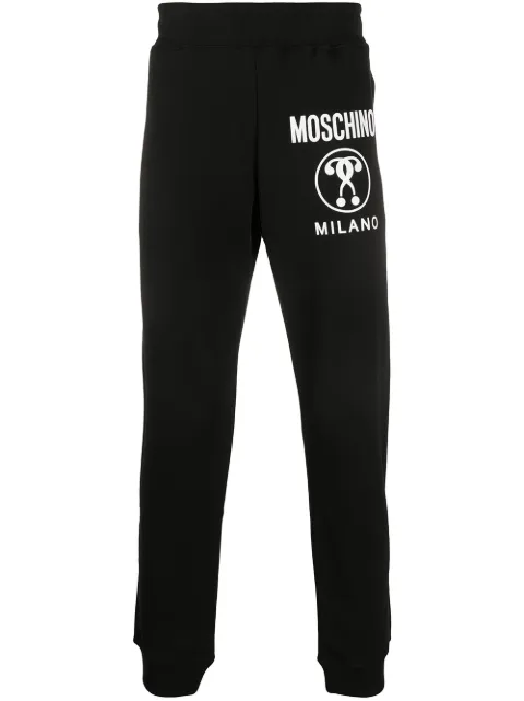 Moschino Double Question Mark track pants