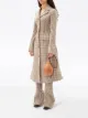 JW Anderson Angle Hem grid pattern coat