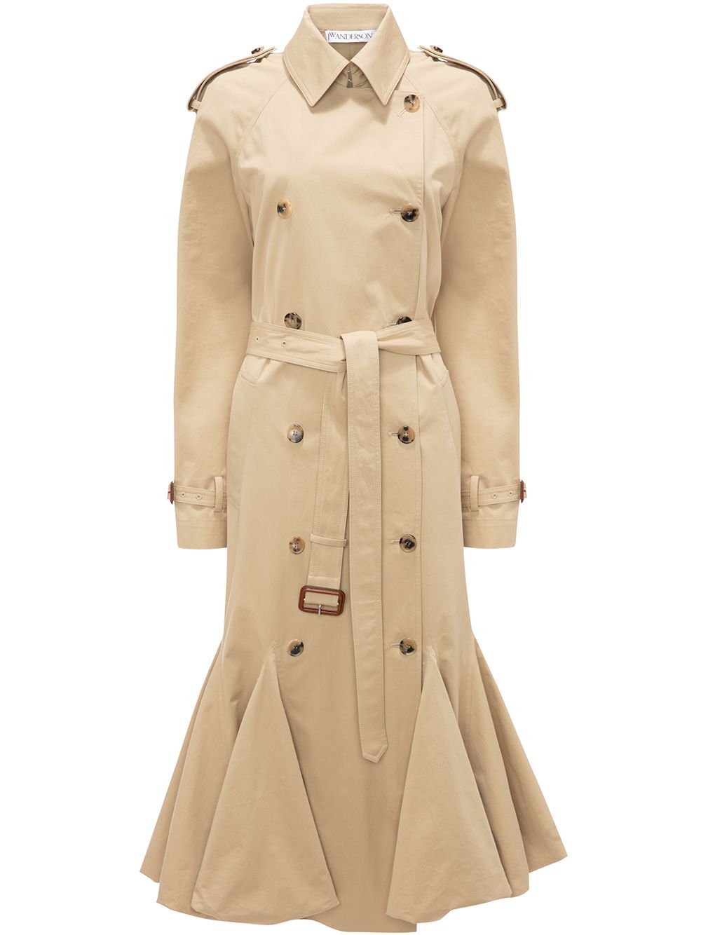 

JW Anderson gabardina con dobladillo abombado - Neutro