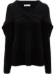 Image 1 of JW Anderson ribbed cape jumper