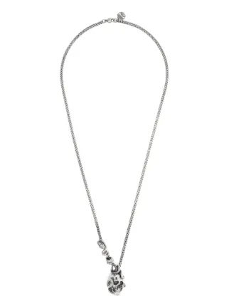 Alexander McQUEEN スカル ネックレス マックイーン シルバー Alexander McQUEEN スカル ネックレス マックイーン シルバー