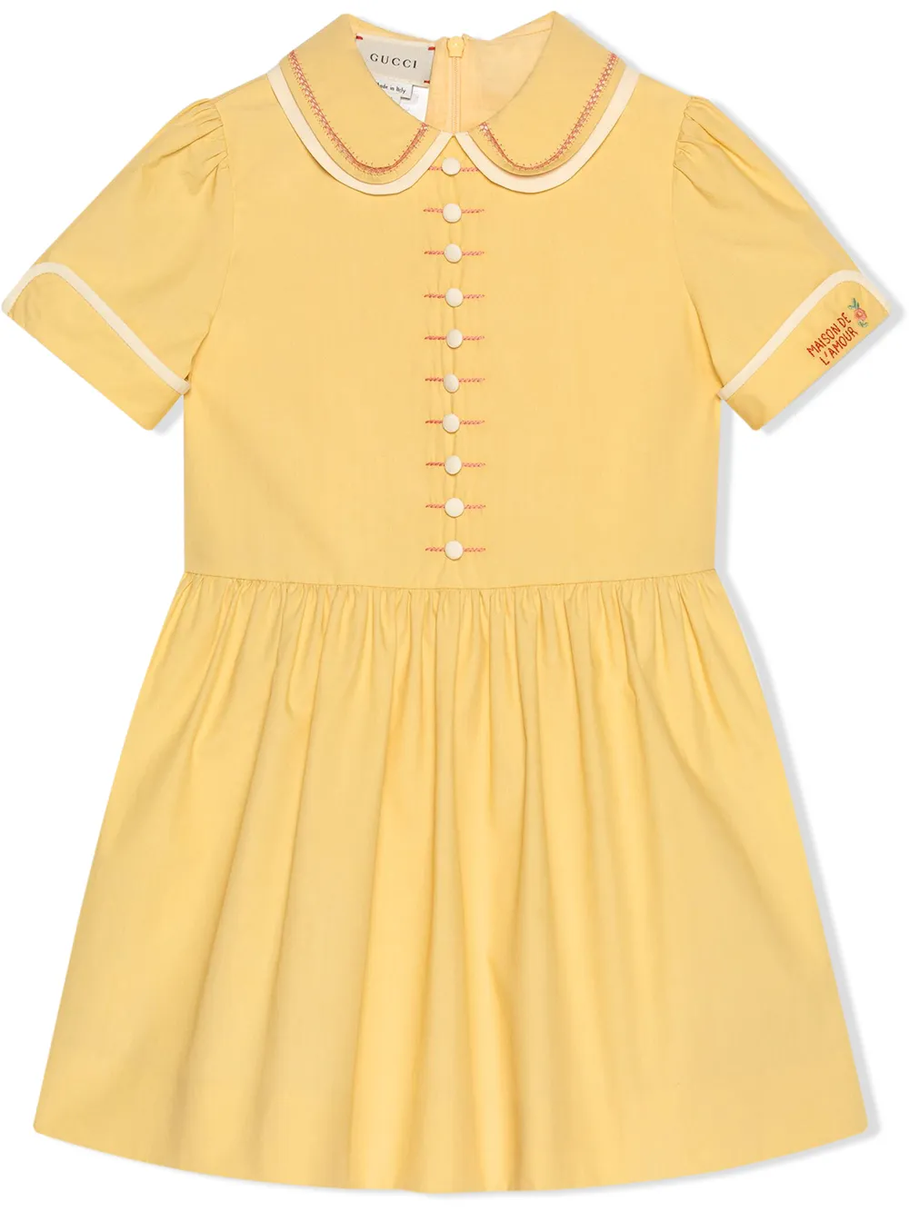 gucci yellow dress