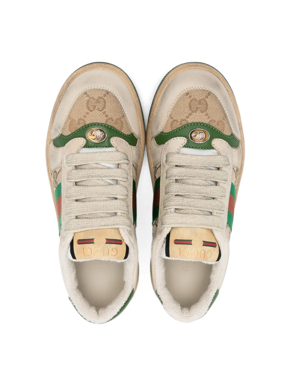 Gucci Kids スクリーナー スニーカー | ニュートラル | FARFETCH JP