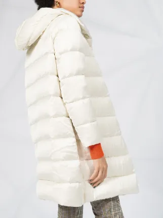 quilted hooded coat展示图