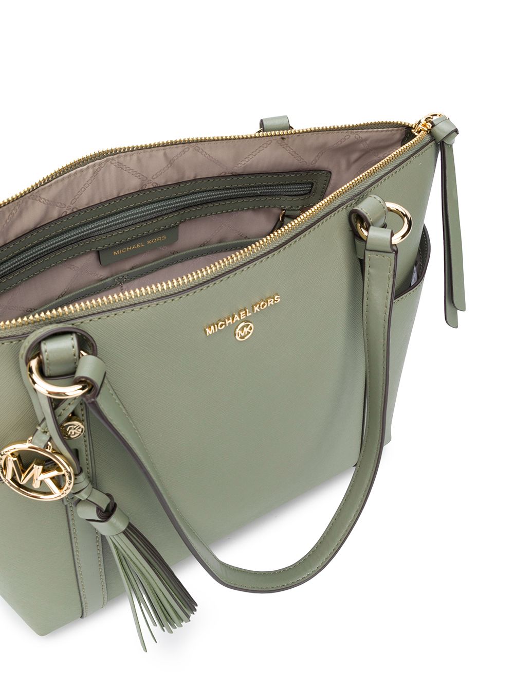 michael kors army green purse