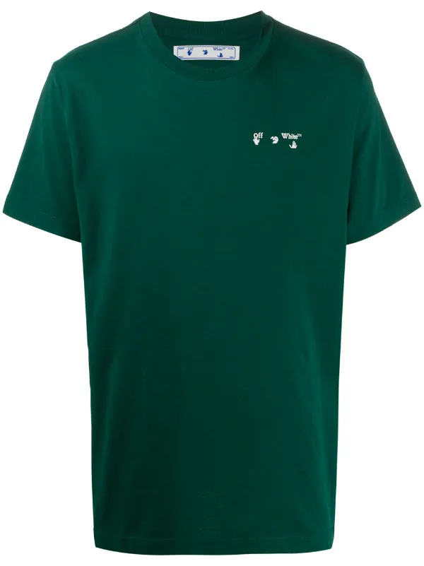 green off white t shirt