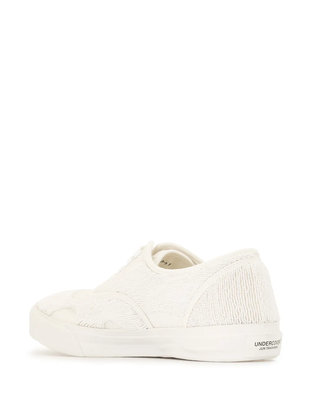 white sequin sneakers