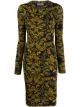 الصورة 1 من Versace Jeans Couture فستان بنقش الباروك