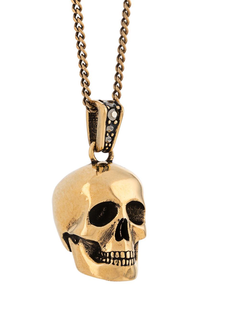 фото Alexander mcqueen колье с подвеской skull