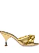 Image 1 of Miu Miu knot detail sandals