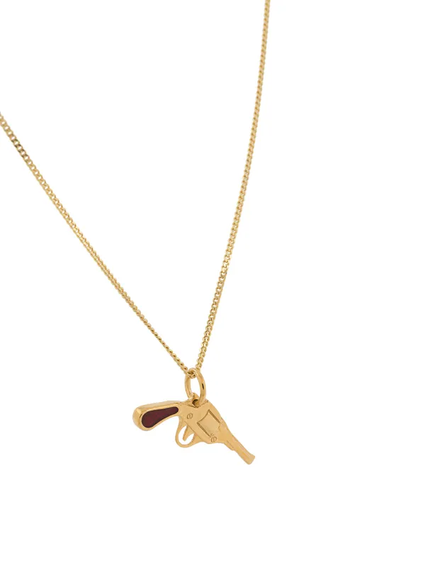 Saint laurent deals gun necklace