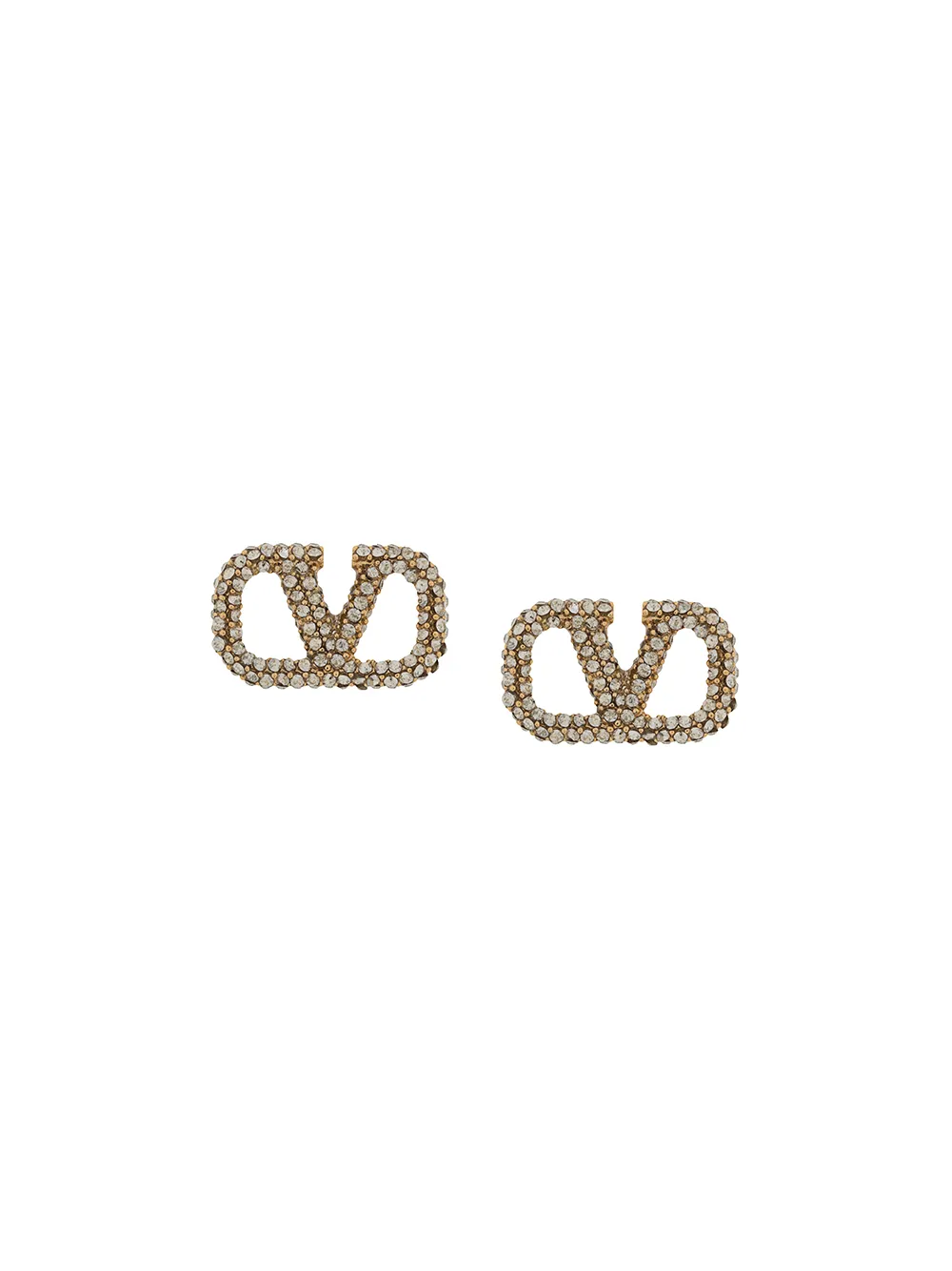 

Valentino Garavani aretes VLogo - Dorado