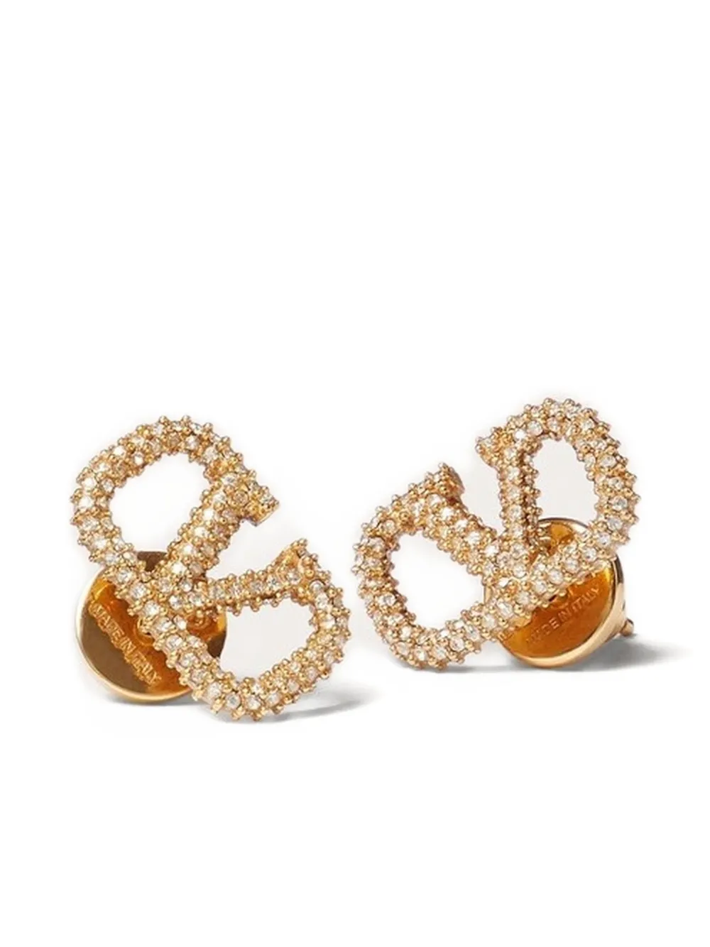Valentino Garavani VLogo Signature crystal-embellished earrings | Image 2