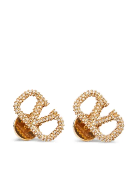 Valentino Garavani VLogo Signature crystal-embellished earrings