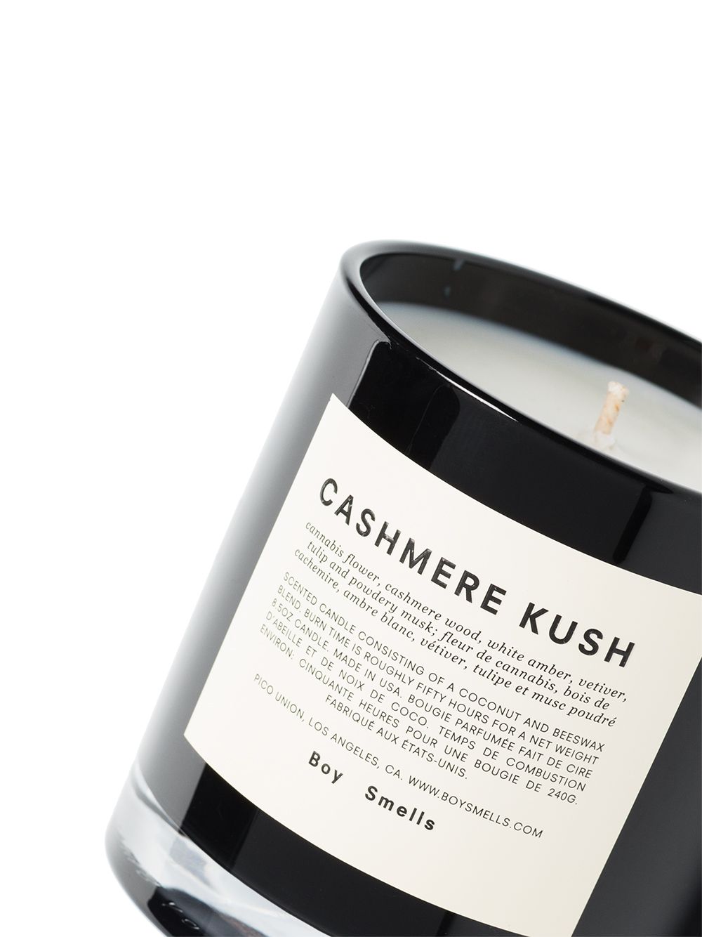 фото Boy smells cashmere kush scented candle