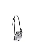 PUBLISHED BY engraved-logo crossbody bag - Metallic