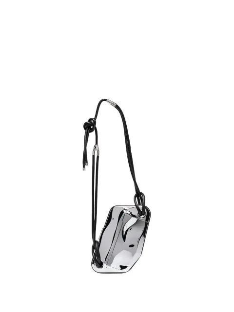 PUBLISHED BY engraved-logo crossbody bag