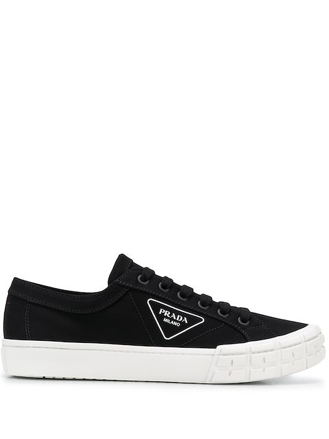 Prada low-top canvas sneakers