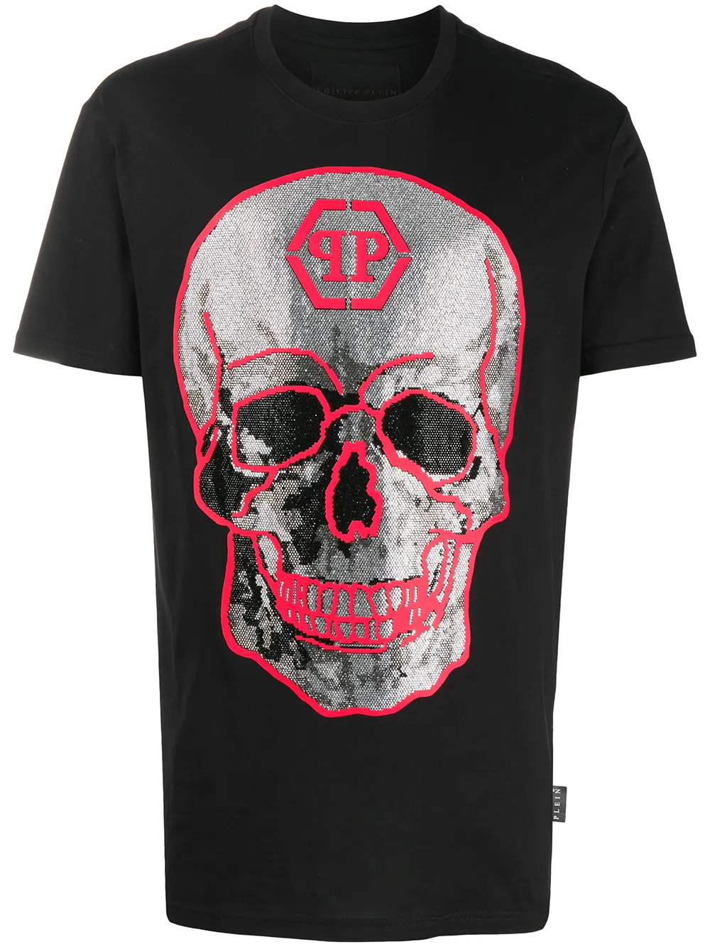 Philipp Plein Rhinestone Skull Crew Neck T Shirt Farfetch