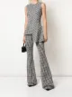 Image 2 of Rosetta Getty asymmetric gingham top