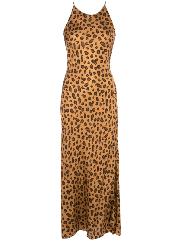leopard dress slip