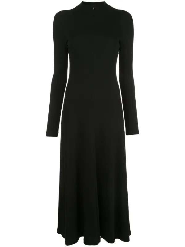 Black turtleneck dress long sleeve hotsell