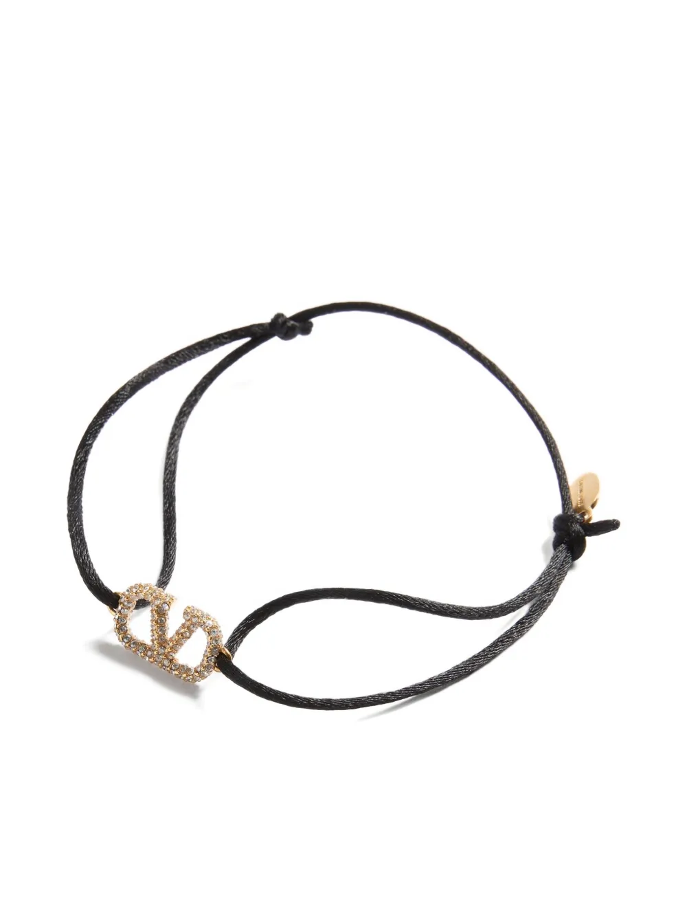  Valentino Garavani Vlogo Armband Mit Kristallen   Gold 